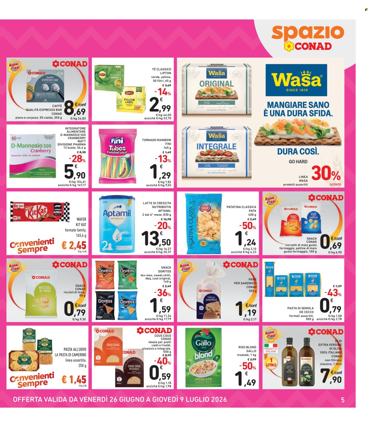 Volantino Spazio Conad - 26/6/2026 - 9/7/2026. Pagina 5