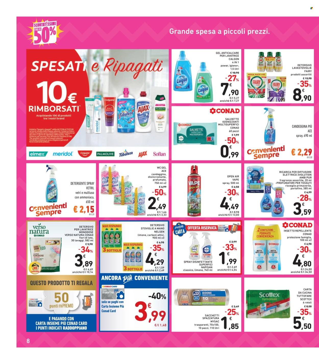 Volantino Spazio Conad - 26/6/2026 - 9/7/2026. Pagina 8
