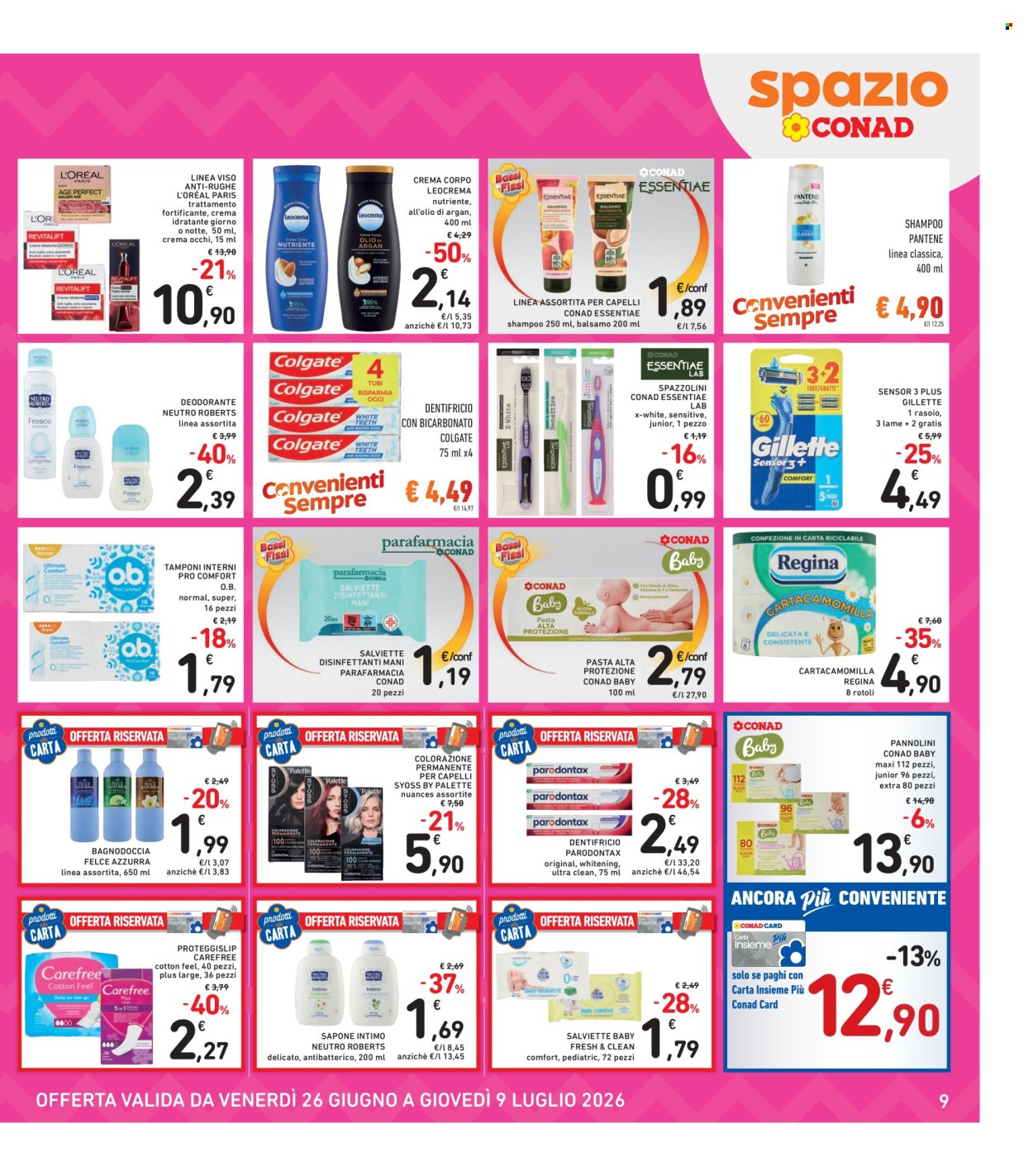 Volantino Spazio Conad - 26/6/2026 - 9/7/2026. Pagina 9