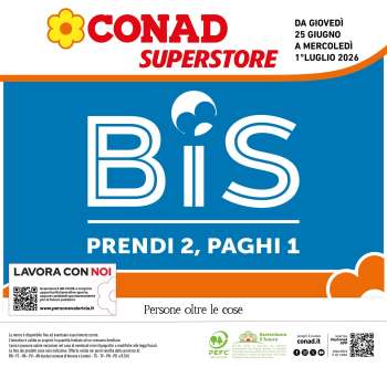 Volantino Conad Superstore - 25/6/2026 - 1/7/2026.