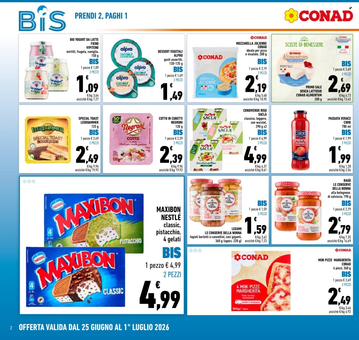 Volantino Conad - 25/6/2026 - 1/7/2026. Pagina 2