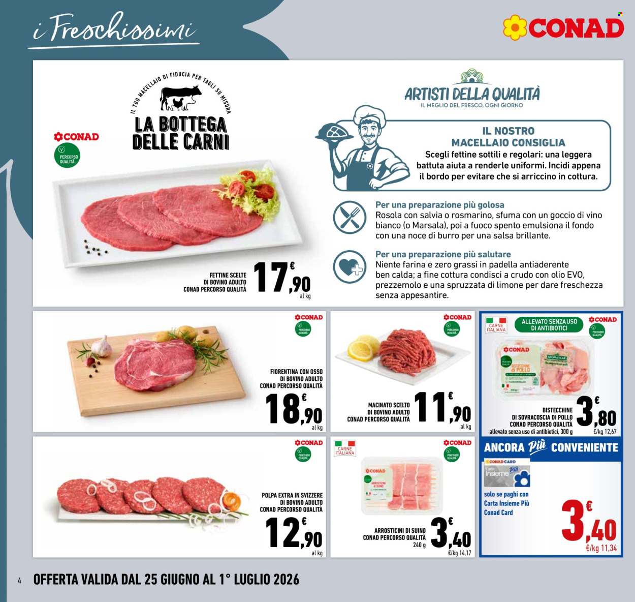 Volantino Conad - 25/6/2026 - 1/7/2026. Pagina 4