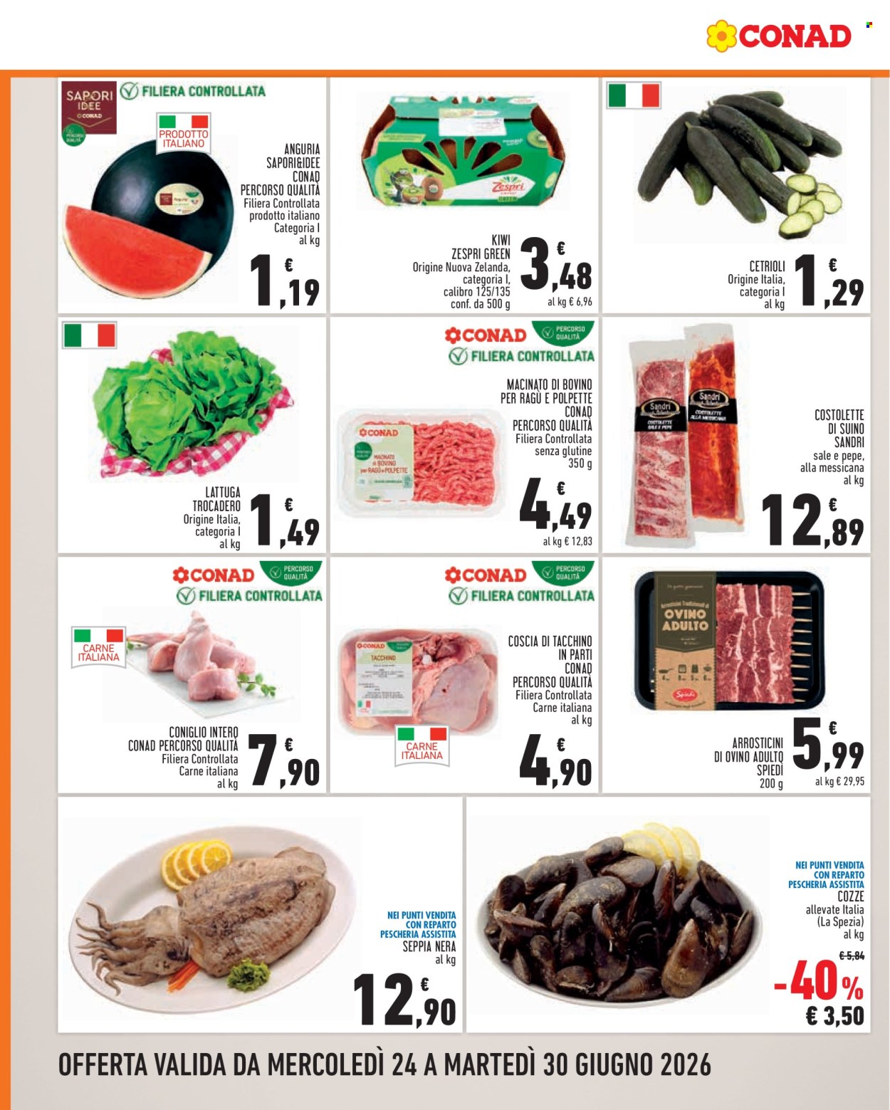 Volantino Conad - 24/6/2026 - 30/6/2026. Pagina 2
