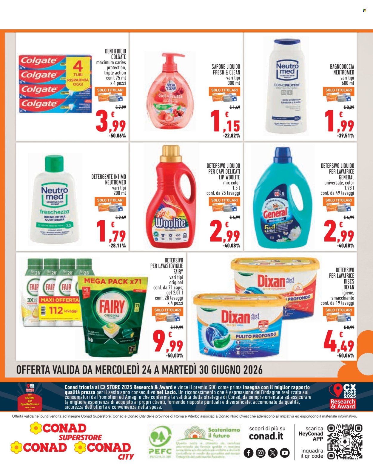 Volantino Conad - 24/6/2026 - 30/6/2026. Pagina 8