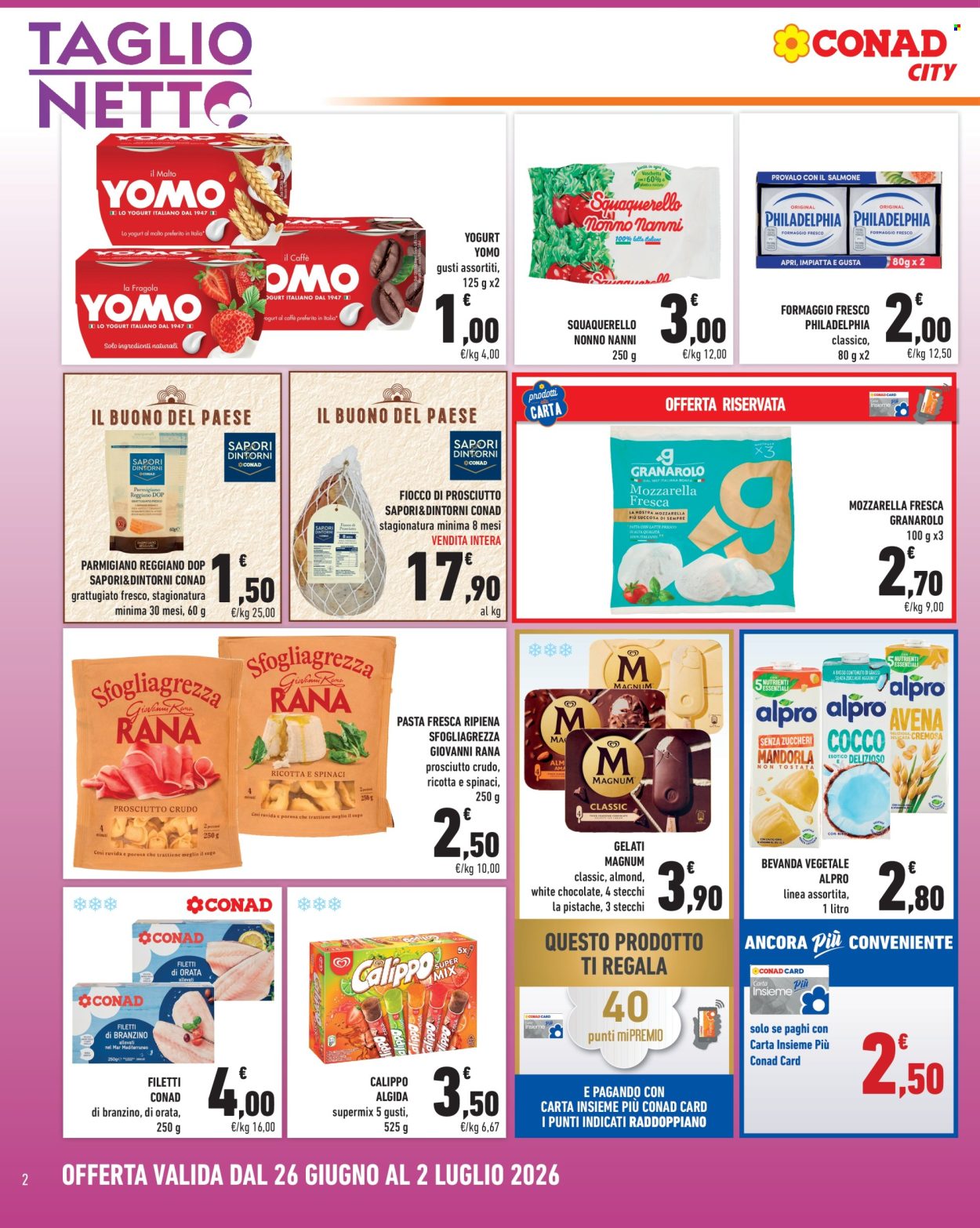 Volantino Conad City - 26/6/2026 - 2/7/2026. Pagina 2