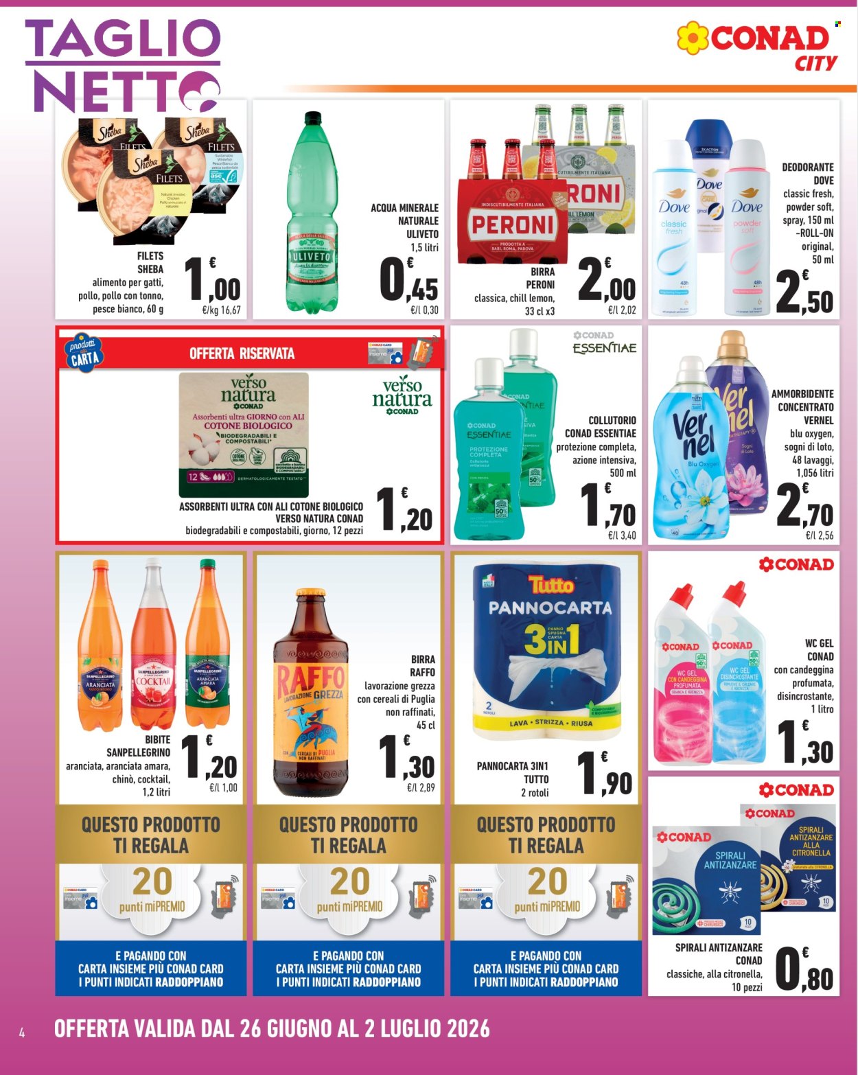 Volantino Conad City - 26/6/2026 - 2/7/2026. Pagina 4