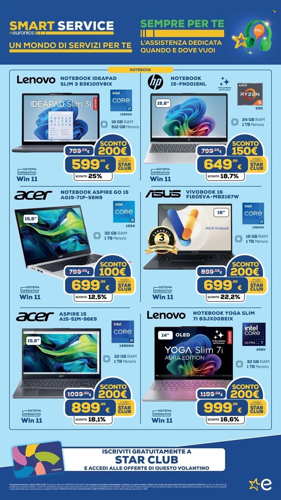 Volantino Euronics - 18/6/2026 - 2/7/2026. Pagina 13
