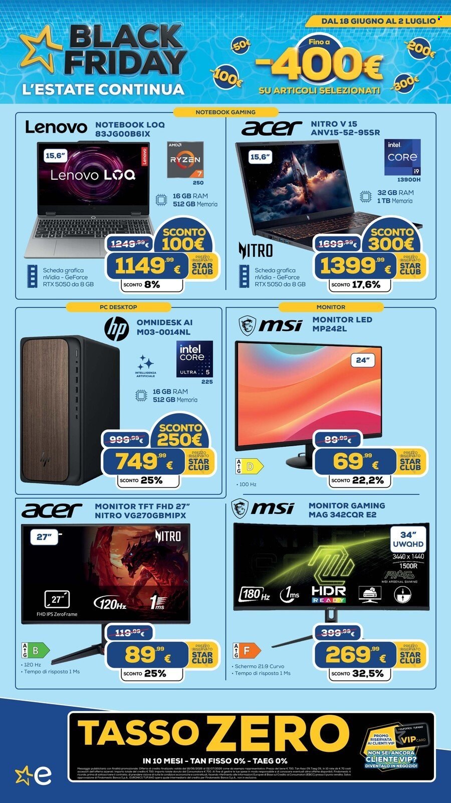 Volantino Euronics - 18/6/2026 - 2/7/2026. Pagina 14