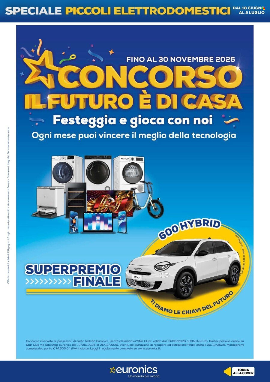 Volantino Euronics - 18/6/2026 - 2/7/2026. Pagina 2