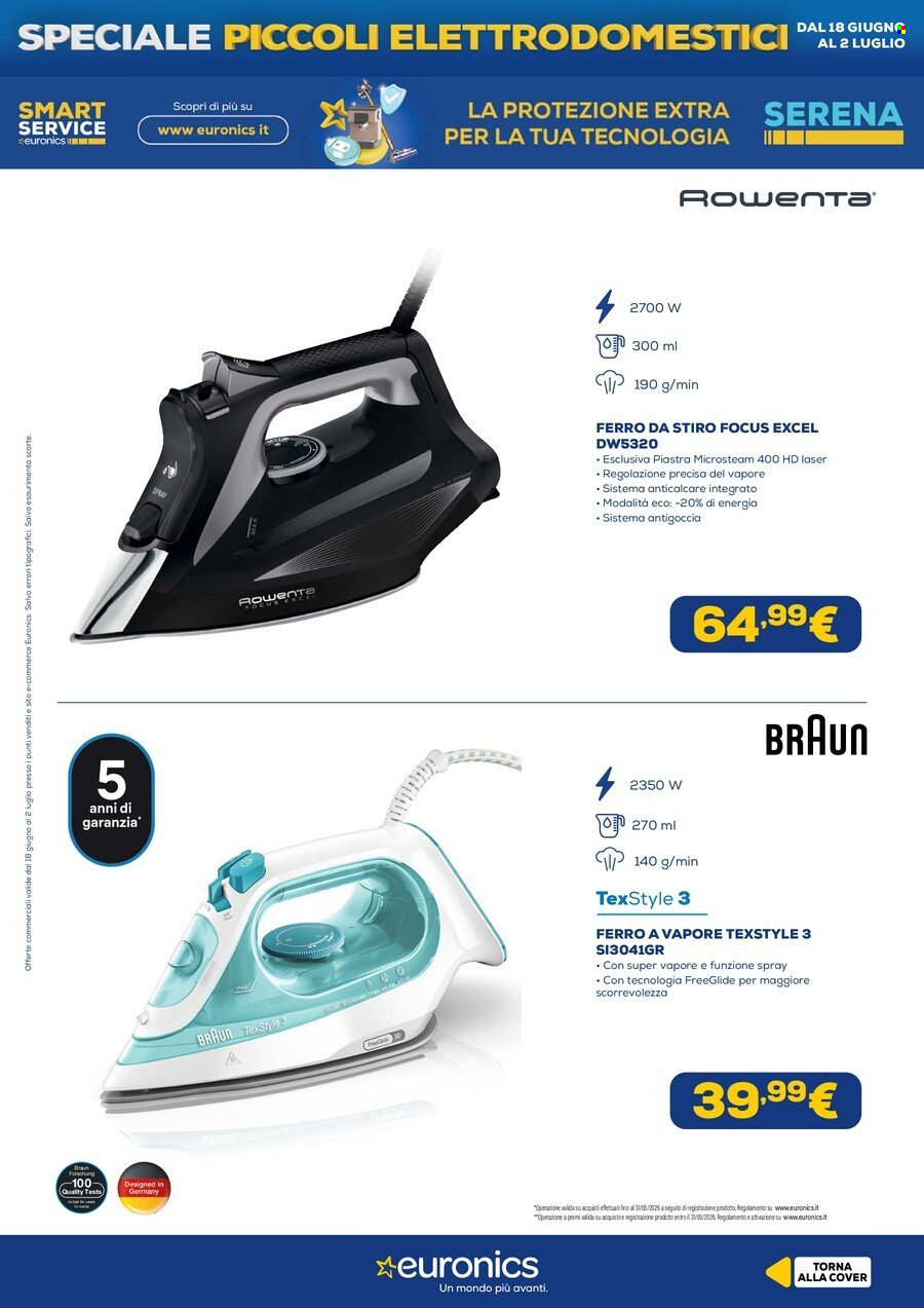 Volantino Euronics - 18/6/2026 - 2/7/2026. Pagina 14