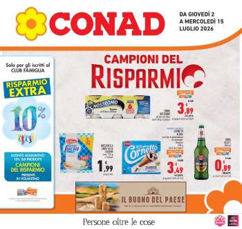 Volantino Conad - 2/7/2026 - 15/7/2026.