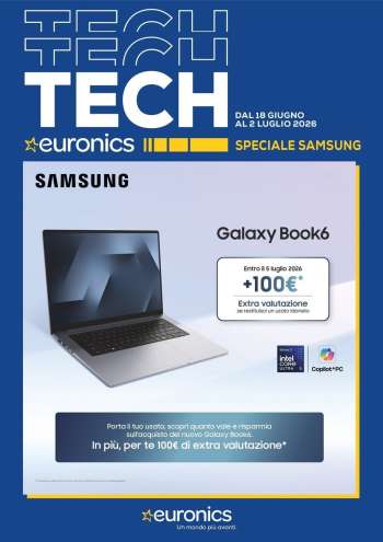 Volantino Euronics - 18/6/2026 - 2/7/2026.