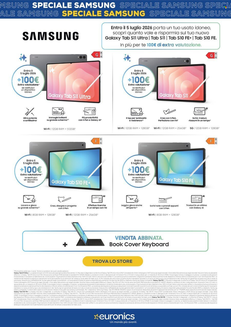 Volantino Euronics - 18/6/2026 - 2/7/2026. Pagina 3