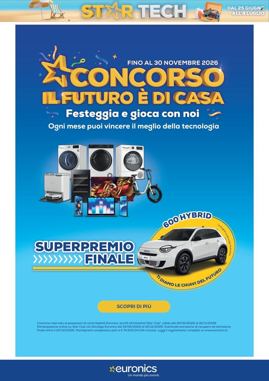 Volantino Euronics - 25/6/2026 - 8/7/2026. Pagina 2
