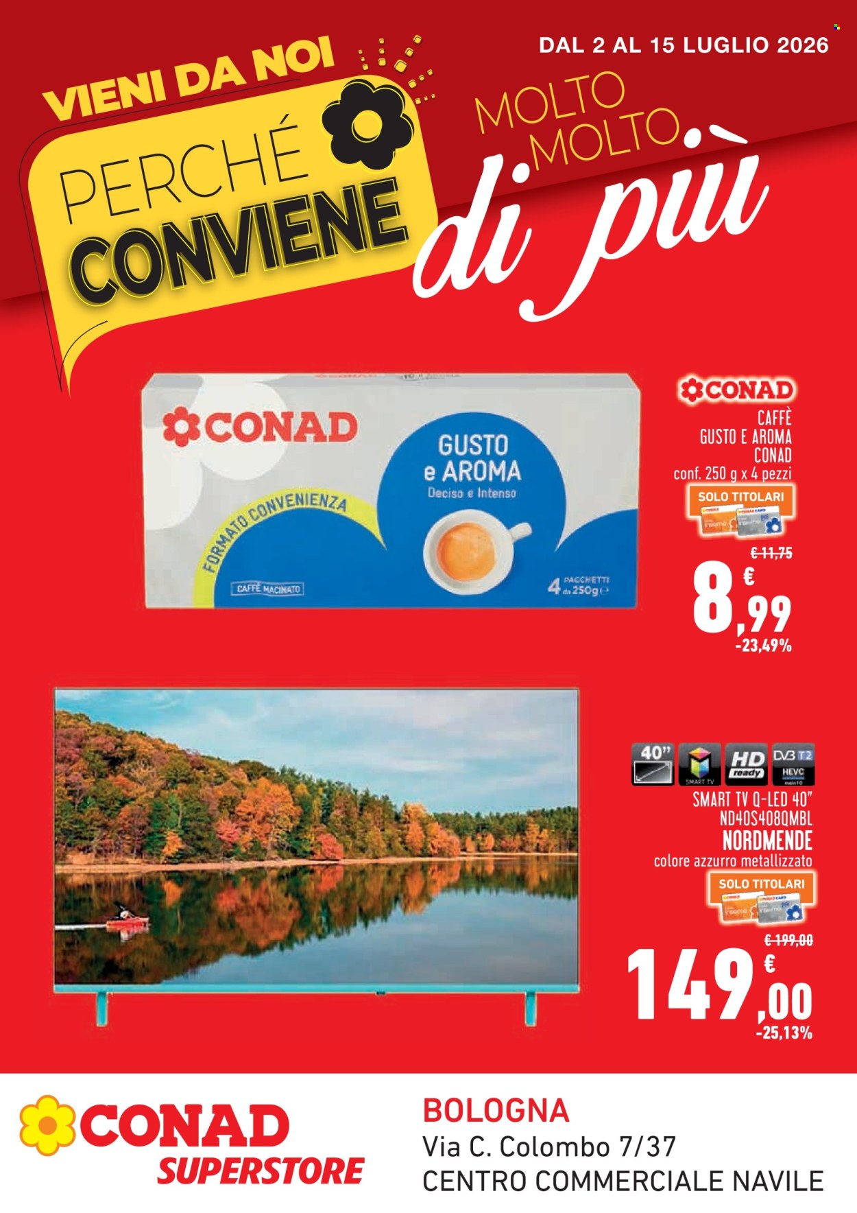 Volantino Conad Superstore - 2/7/2026 - 15/7/2026. Pagina 1