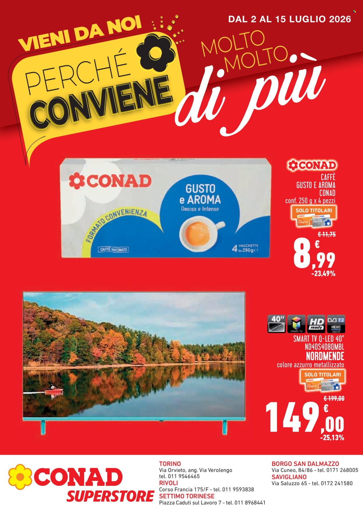 Volantino Conad - 2/7/2026 - 15/7/2026. Pagina 1