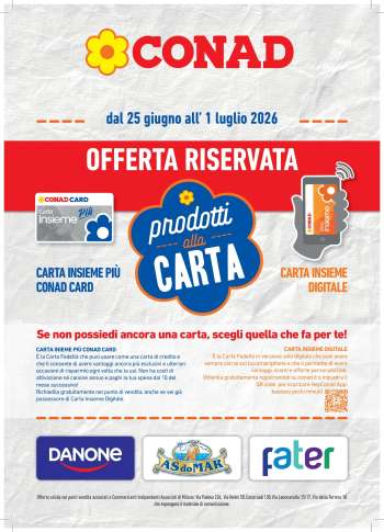 Volantino Conad - 25/6/2026 - 1/7/2026.