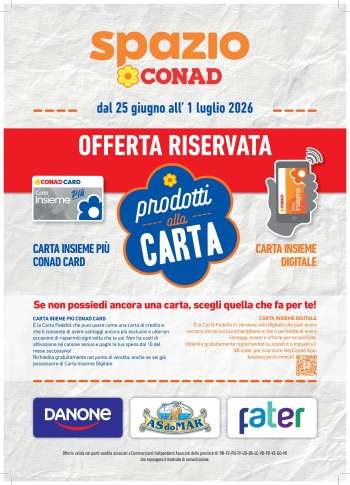 Volantino Spazio Conad - 25/6/2026 - 1/7/2026.