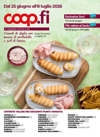 Volantino Coop - 25/6/2026 - 8/7/2026.