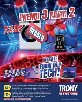 Volantino Trony - 25/6/2026 - 29/7/2026.