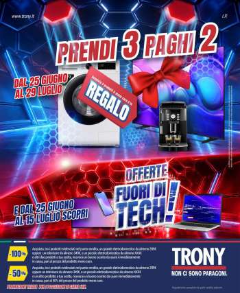 Volantino Trony - 29/6/2026 - 15/7/2026.