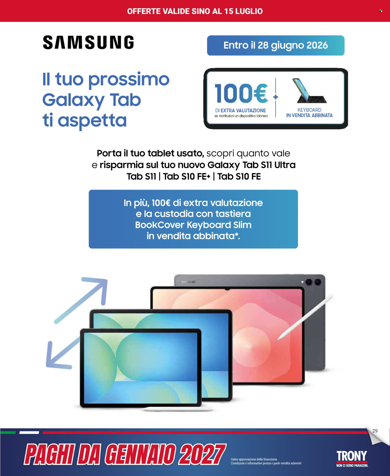 Volantino Trony - 29/6/2026 - 15/7/2026. Pagina 29