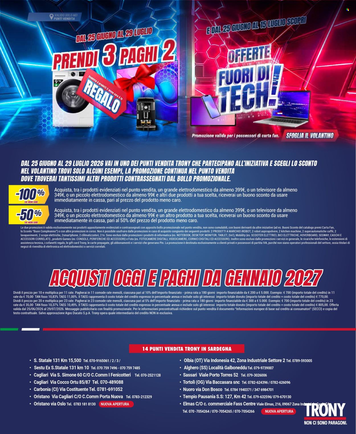 Volantino Trony - 29/6/2026 - 15/7/2026. Pagina 43