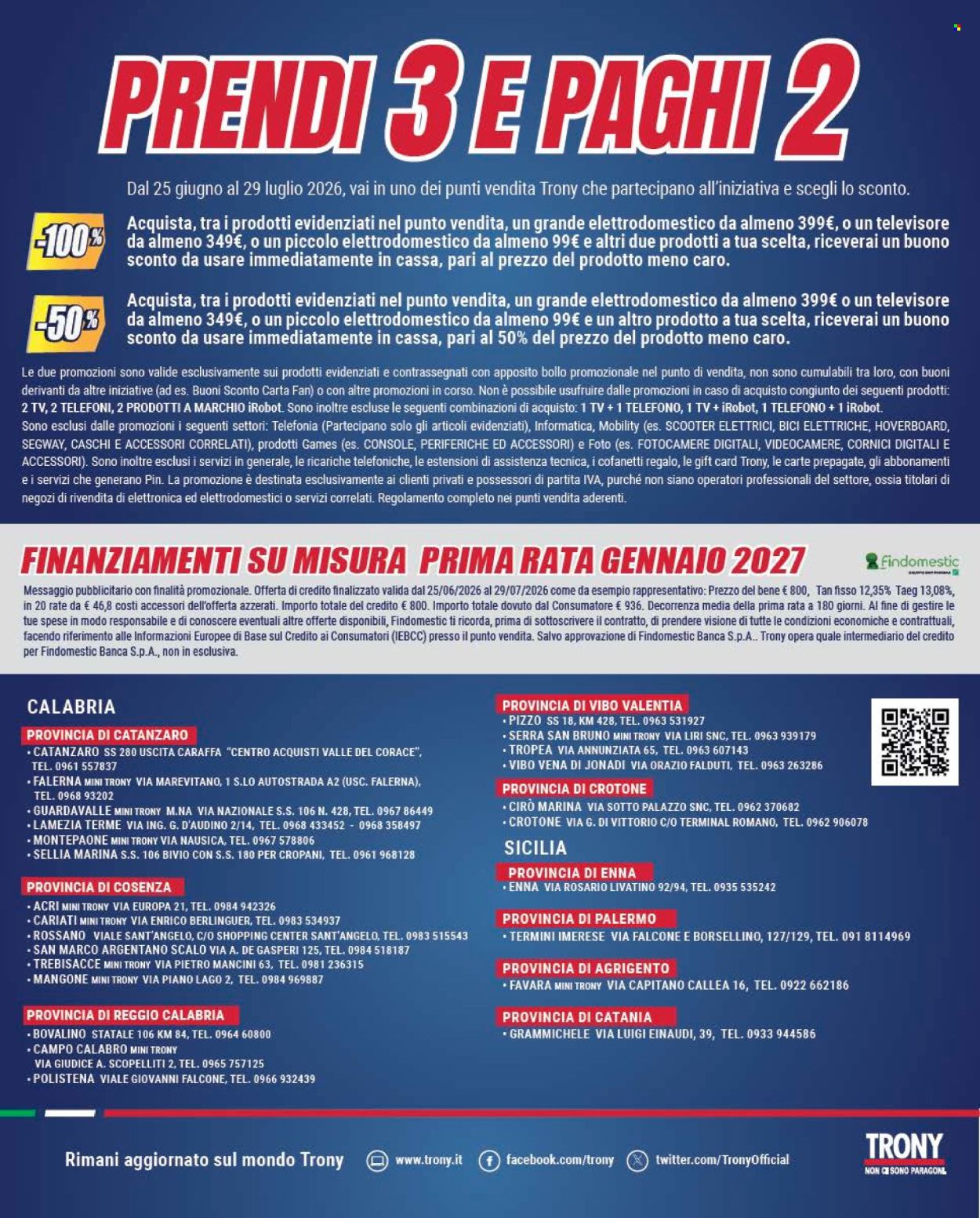 Volantino Trony - 25/6/2026 - 29/7/2026. Pagina 48