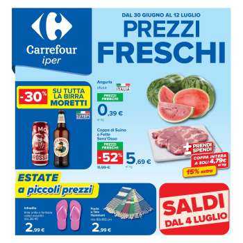 Volantino Carrefour - 30/6/2026 - 12/7/2026.
