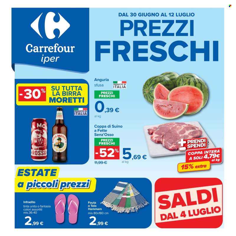 Volantino Carrefour - 30/6/2026 - 12/7/2026.