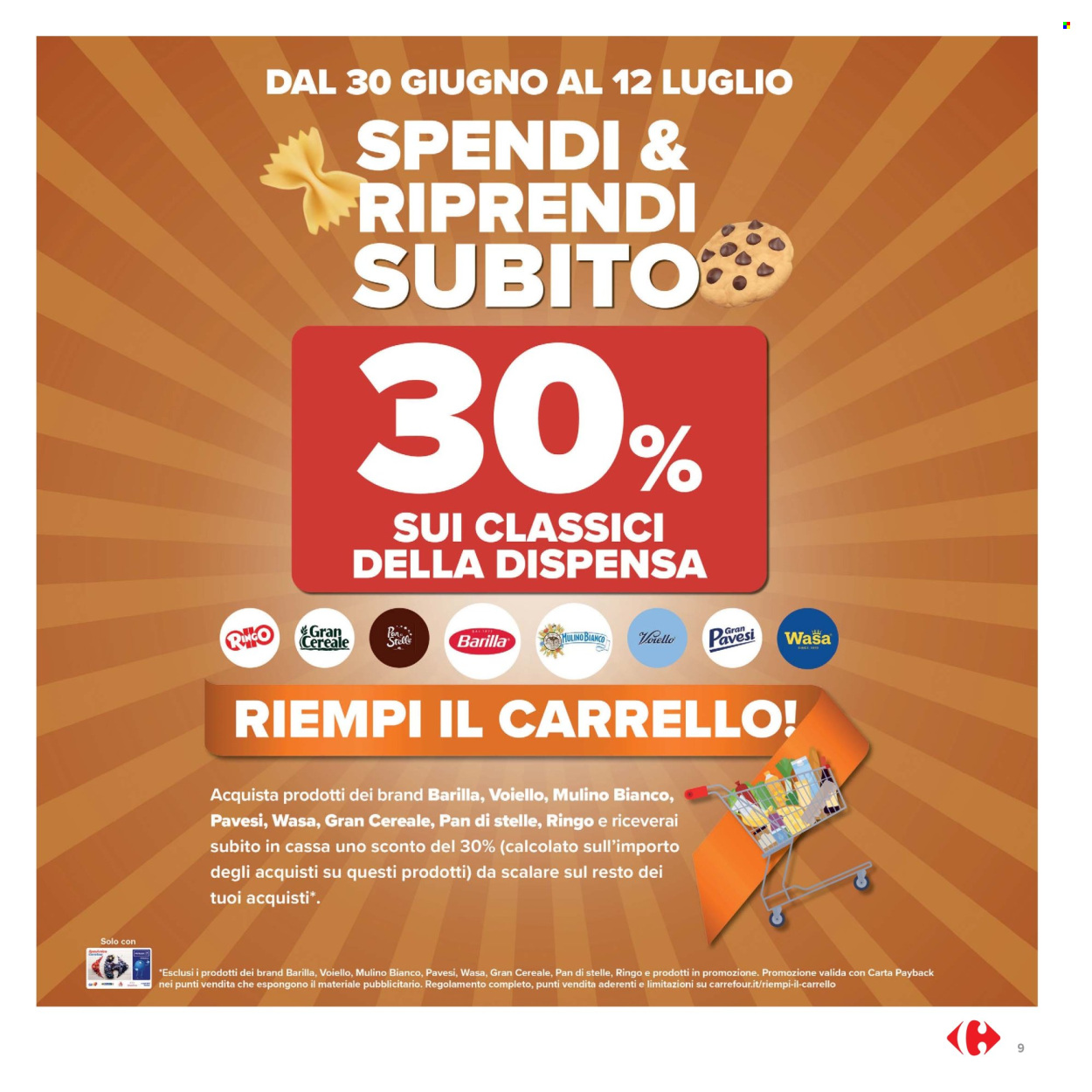 Volantino Carrefour - 30/6/2026 - 12/7/2026. Pagina 9