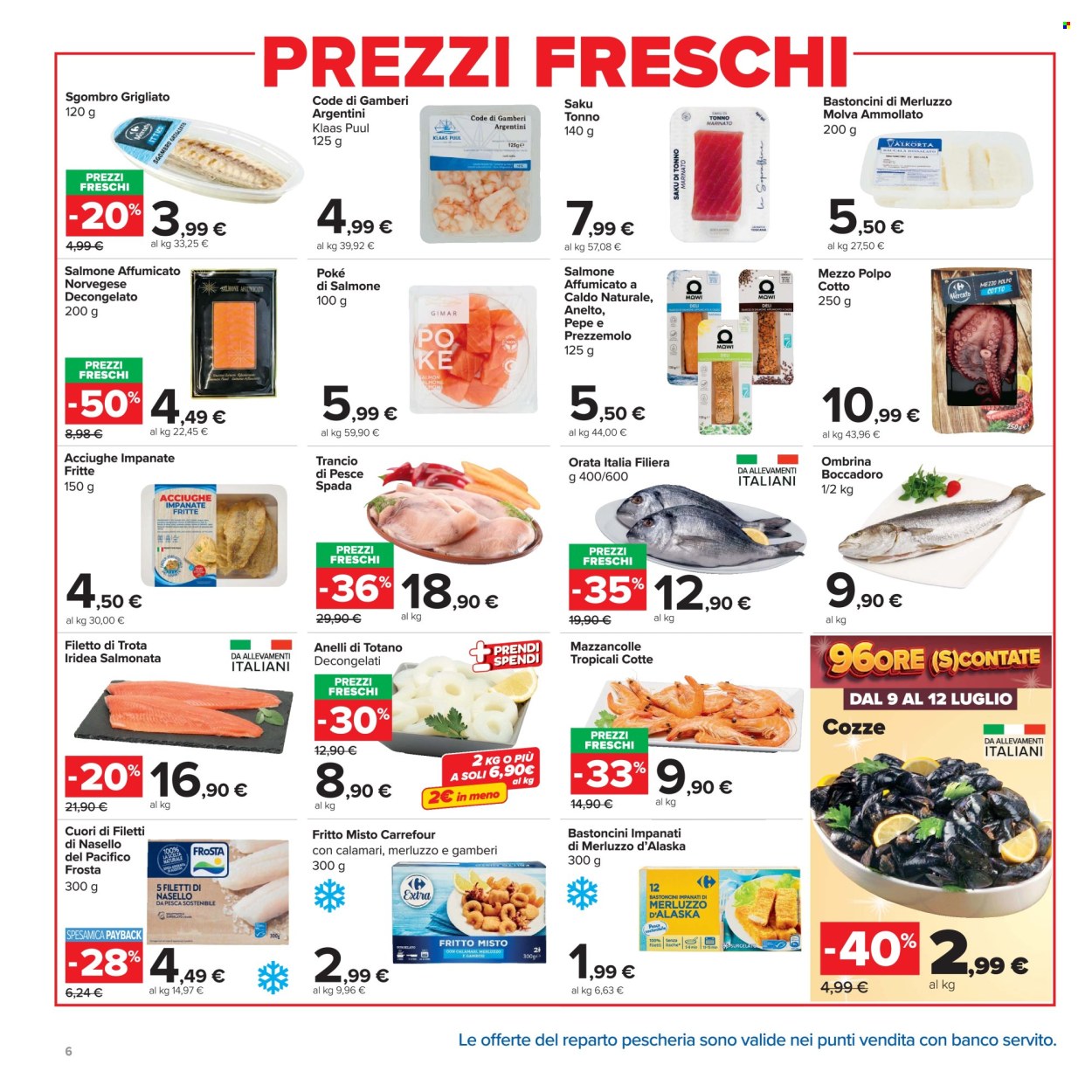 Volantino Carrefour - 30/6/2026 - 12/7/2026. Pagina 6
