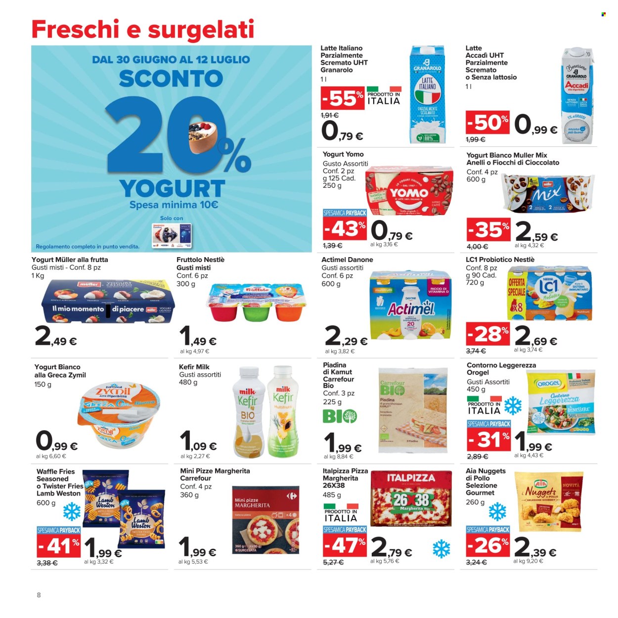 Volantino Carrefour - 30/6/2026 - 12/7/2026. Pagina 8