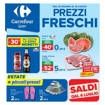 Volantino Carrefour - 30/6/2026 - 12/7/2026.