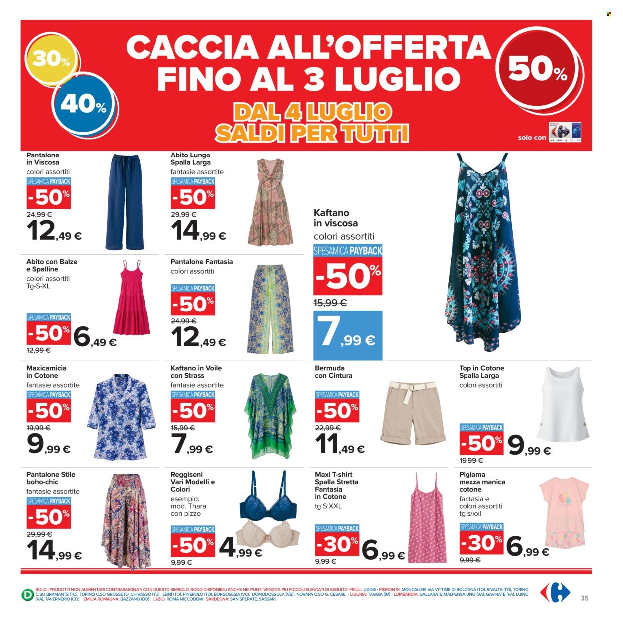 Volantino Carrefour - 30/6/2026 - 12/7/2026. Pagina 35