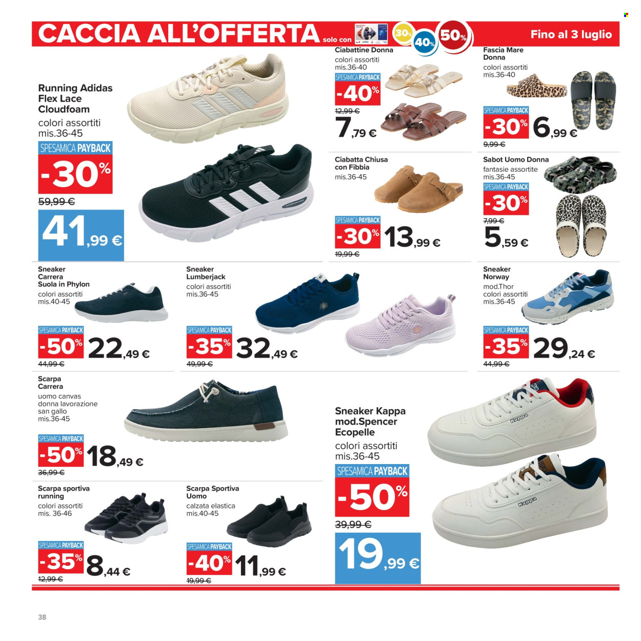 Volantino Carrefour - 30/6/2026 - 12/7/2026. Pagina 38