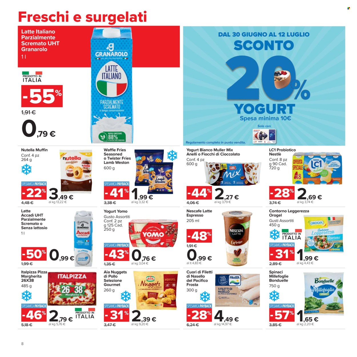 Volantino Carrefour - 30/6/2026 - 12/7/2026. Pagina 8