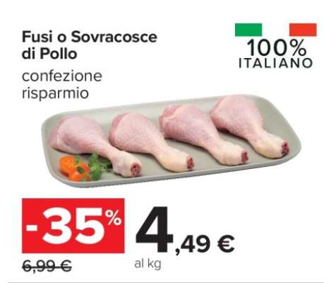 FUSI O SOVRACOSCE DI POLLO