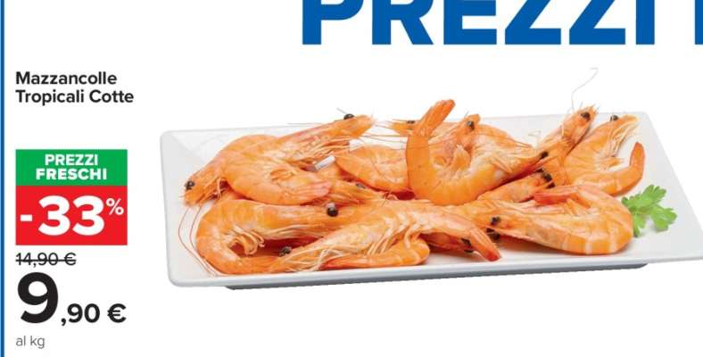 Mazzancolle Tropicali Cotte