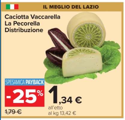 Caciotta Vaccarella La Pecorella Distribuzione