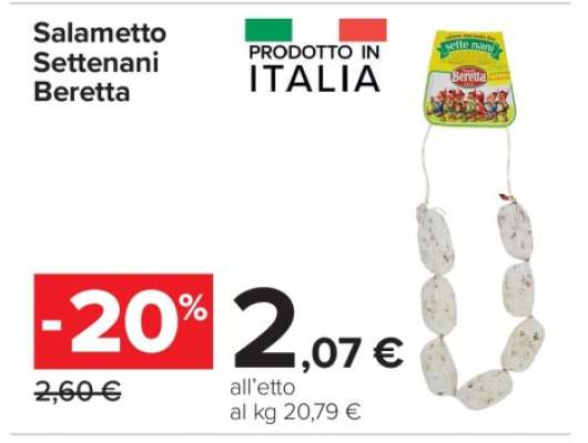 Salametto Settenani Beretta