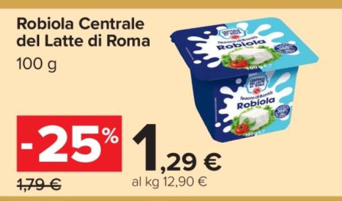 Robiola Centrale del Latte di Roma