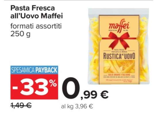 Pasta Fresca All’Uovo Maffei