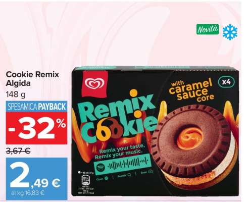 Cookie Remix Algida
