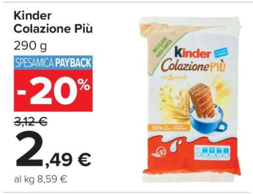 KINDER COLAZIONE PIÙ