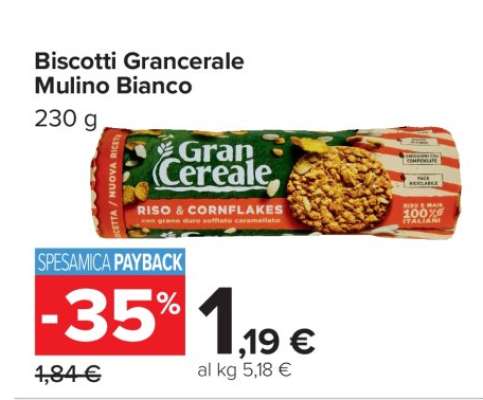 BISCOTTI GRANCEREALE MULINO BIANCO