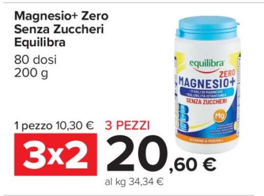 Equilibra Magnesio+ Zero Senza Zuccheri