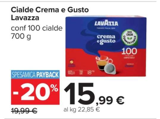 Cialde Crema e Gusto Lavazza