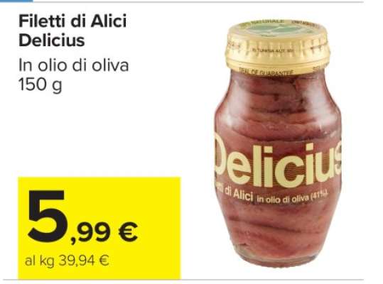 Filetti di Alici Delicius