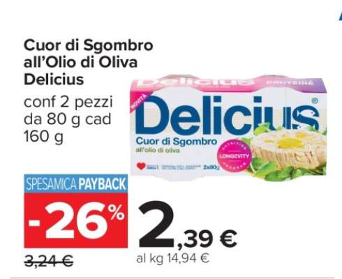 Cuor di Sgombro all’olio di oliva Delicius
